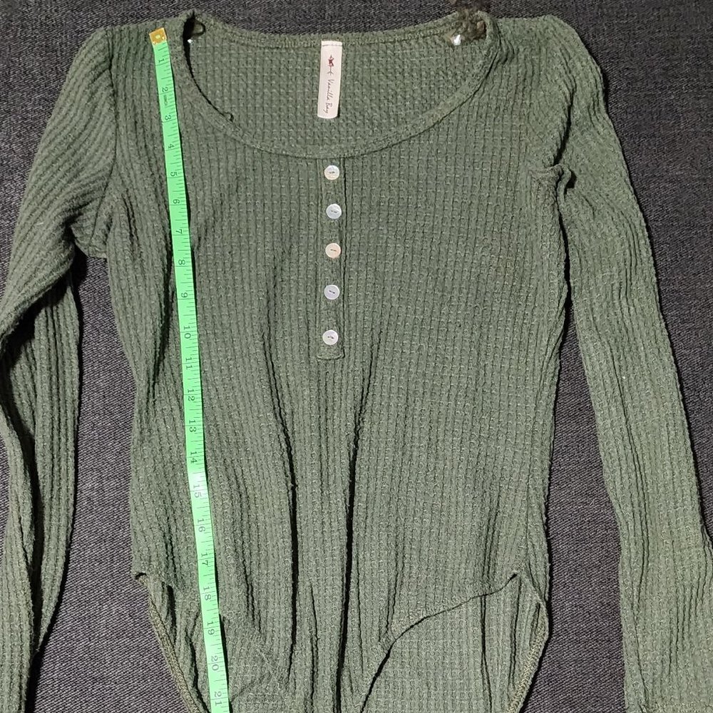 Olive Cozy Bodysuit